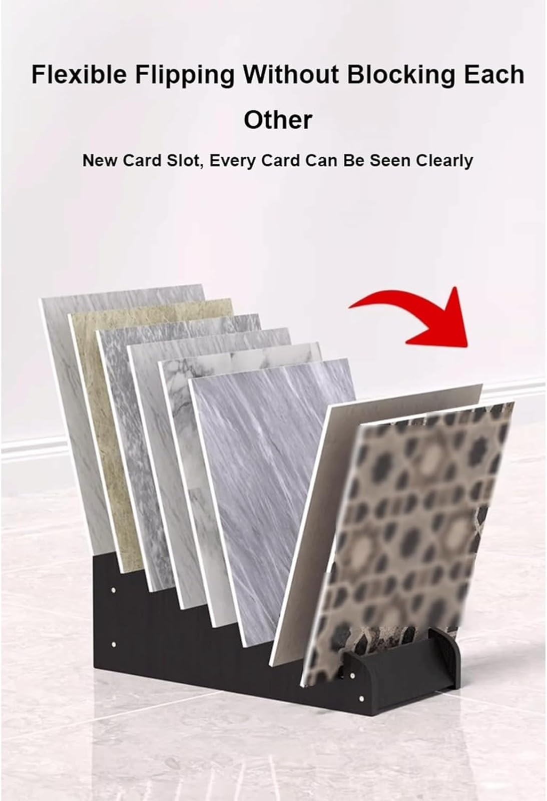 Floor Tile Sample Rack,Durable Wooden Floor Tile Display Rack - 71x43x31cm Multi-Slot Retail Storage Stand for Building Materials, Stylish Showroom Shelf, Ideal for Product Showcasing & Stor