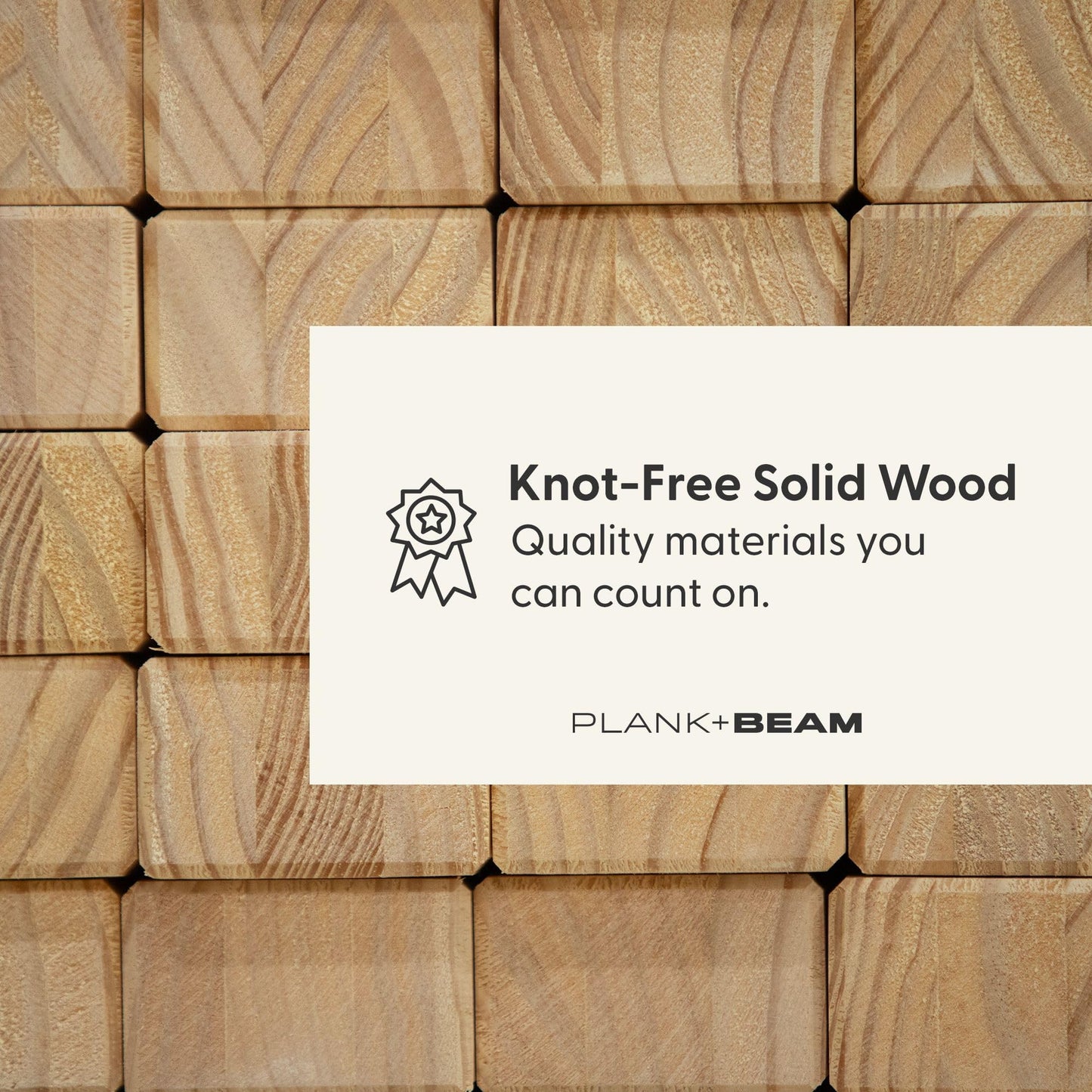 Plank+Beam 72 Inch Farmhouse Dining Table, Solid Wood Rustic Kitchen Table, Large Wooden Rectangular Dinner Table for Dining Room, Home Office, Living Room Furniture, Easy Assembly, Pecan Wirebrush