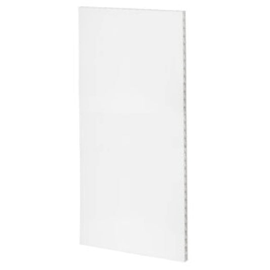 EverPanel Individual Interlocking Wall Panels | Toolless Assembly | Temporary Room Separator | Unique Modular Wall System | 8' x 4' Panel - White