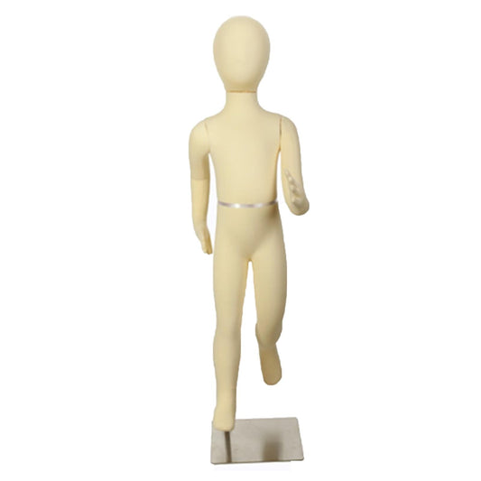 Unisex 9-Year-Old Pinnable Mannequin, Faceless Child Dress Form with Metal Stand for Tailoring & Sewing, Ideal for 1-14 Years Old Dressmakers(One Color 3 Years Old)