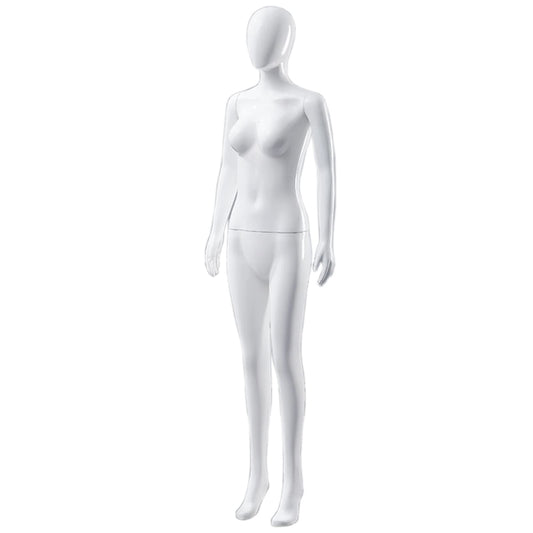 XYIANG Plastic Full Body Manikin Premium Poseable Mannequin with Detachable Arms Clothing Dress Jewelry Display 183 Height Easy to Assemble,