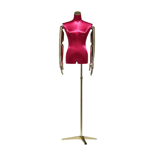 XYIANG Half Body Manikin Height Adjustable Stand Removable Arm Female Mannequin Premium Female Mannequin Torso Easy Care Mannequin (Light Blue A)