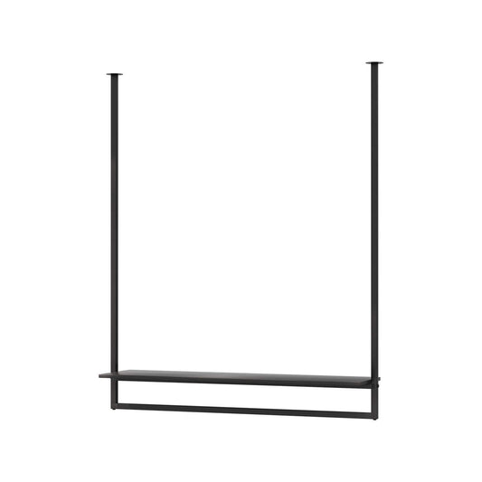 Heavy Wall-Mounted Metal Garment Rack, Commercial Clothing Display Stand for Retail, Boutique, Laundry & Home, Clothes Hanger Rod