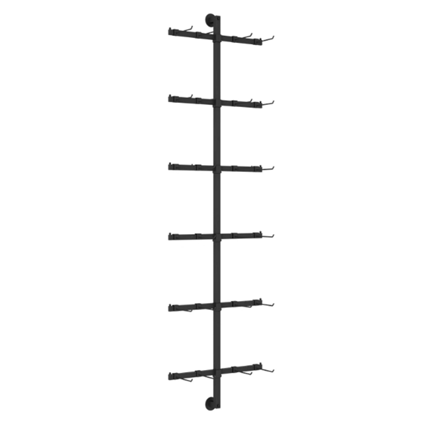 Wall-Mounted Sock Display Stand, Metals, Retail Underwear Showshelves, Lingerie Bra Rack Swimsuit Organizer Hanger, Commercial Clothing Store Shelf, 4 Tier(60 * 150cm)