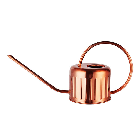 BLstyle 34oz/1L Stainless Steel Watering Can - Indoor/Outdoor Plant Watering Can with Long Spout, Rust-Proof for Succulents, Houseplants, Garden - Modern Minimalist Design (Copper Color)