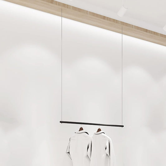 JHNKOJ Clothes Rack, Height Adjustable Display Rack, Clothing Store, Ceiling Clothes Rack, Wedding Dress, Hanging Shelf, Wall Hanger, Commercial Room Organizer, Shelf,A-80Cm