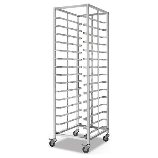 15 Shelf Rolling Rack for Brewery and Beverage Industry Heavy Duty Storage Solution