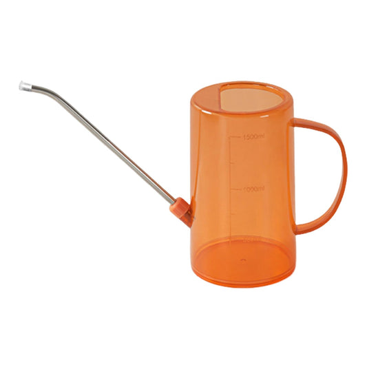 leasote Watering Can for Indoor Plants, Small Watering Cans for House Plant Garden Flower, Long Spout Water Can for Outdoor Watering Plants 1. 5L 2/5 Gallon Orange