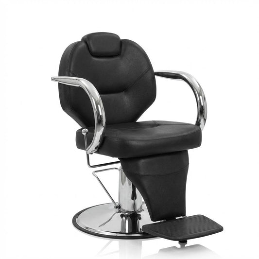MERXENG Hydraulic Salon Styling Chair, 360° Swivel Recliner Barber Chair with PU Leather Seat, Adjustable Height & Backrest for Hair Salon, Spa, Tattoo, Home Use