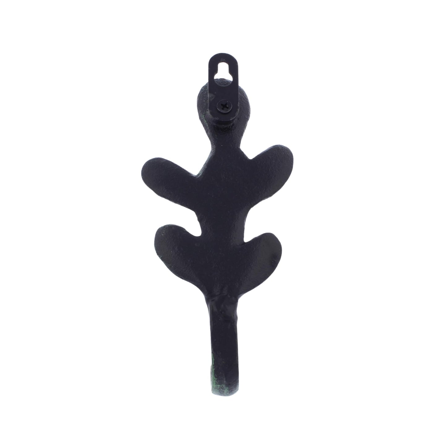 The Bridge Collection Cast Iron Cactus Hook for Wall - Metal Cactus Coat Rack for Southwestern, Desert, Boho Home Decor - Coat, Towel, Key Hook Prickly Pear Cactus Decor
