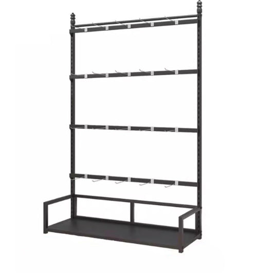 Metal Underwear Display Stand, Large Capacity, Lingerie Garment Rack, Retail Sock Show Shelves, Commercial Clothing Store Shelf, for Bras, Shorts, Hats, 80/100/120cm(Black,100 * 35 * 135cm)