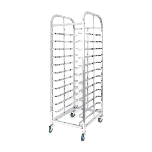 DUHTFCY Large Rolling Bread Rack, 12-Tier Commercial Baking Shelf for Bakeries, Restaurants & Catering, Ideal for Storage