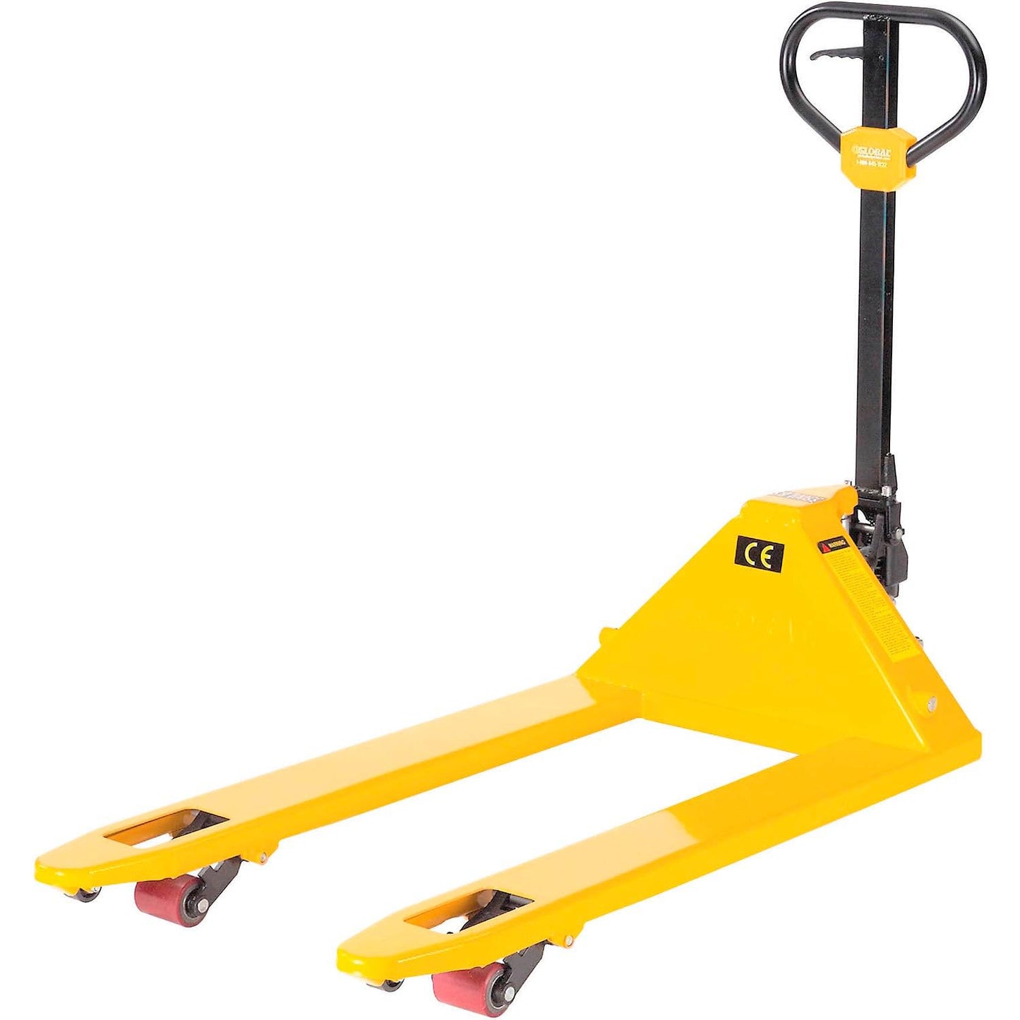 Global Industrial General Purpose Industrial Duty Manual Pallet Jackwith 27" W x 42" L Forks, 5500 lb. Capacity, Pallet Jack for Warehouse, Manufacturing and Retail
