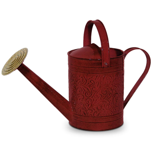 Headwind Stylish Vintage Morgan Metal Plant Watering Can – Autumn Blaze 1 Gallon Decorative Flower Watering Can with Long Spout for Indoor & Outdoor Plants –by Robert Allen Home & Garden