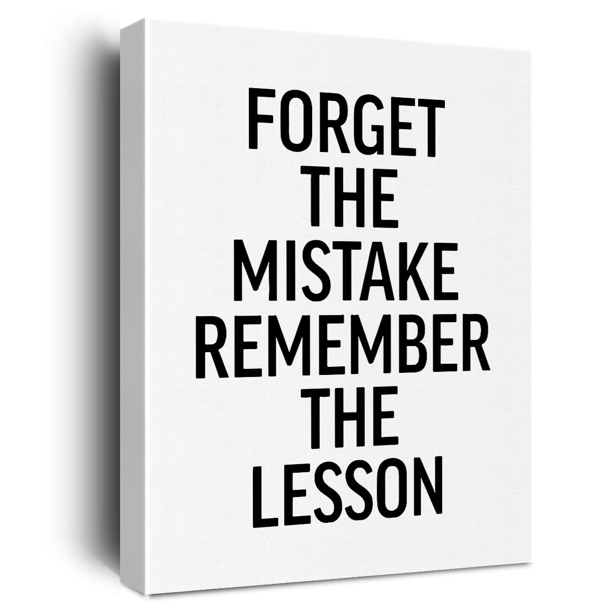 Motivational Canvas Wall Art Framed Encouragement Gifts for Women Men Paintings Canvas Prints Positive Poster for Home Office Parlour Living Room Kitchen Bedroom Wall Decor Artwork Decorative
