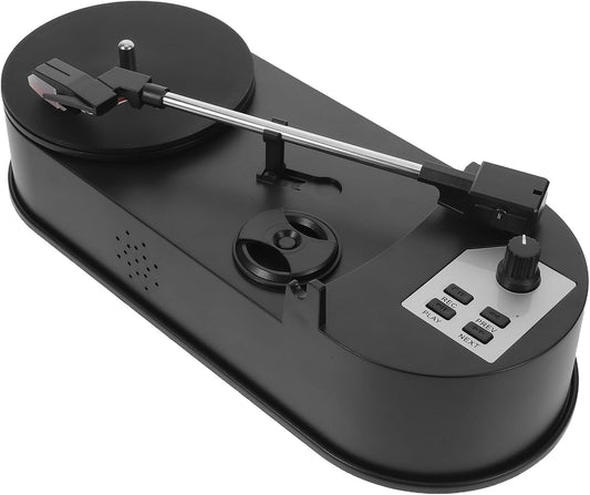 DOITOOL Mp3 Vintage Phonograph Record Player with Built-in Stereo Speakers, Vinyl Turntable to Converter, Retro Music
