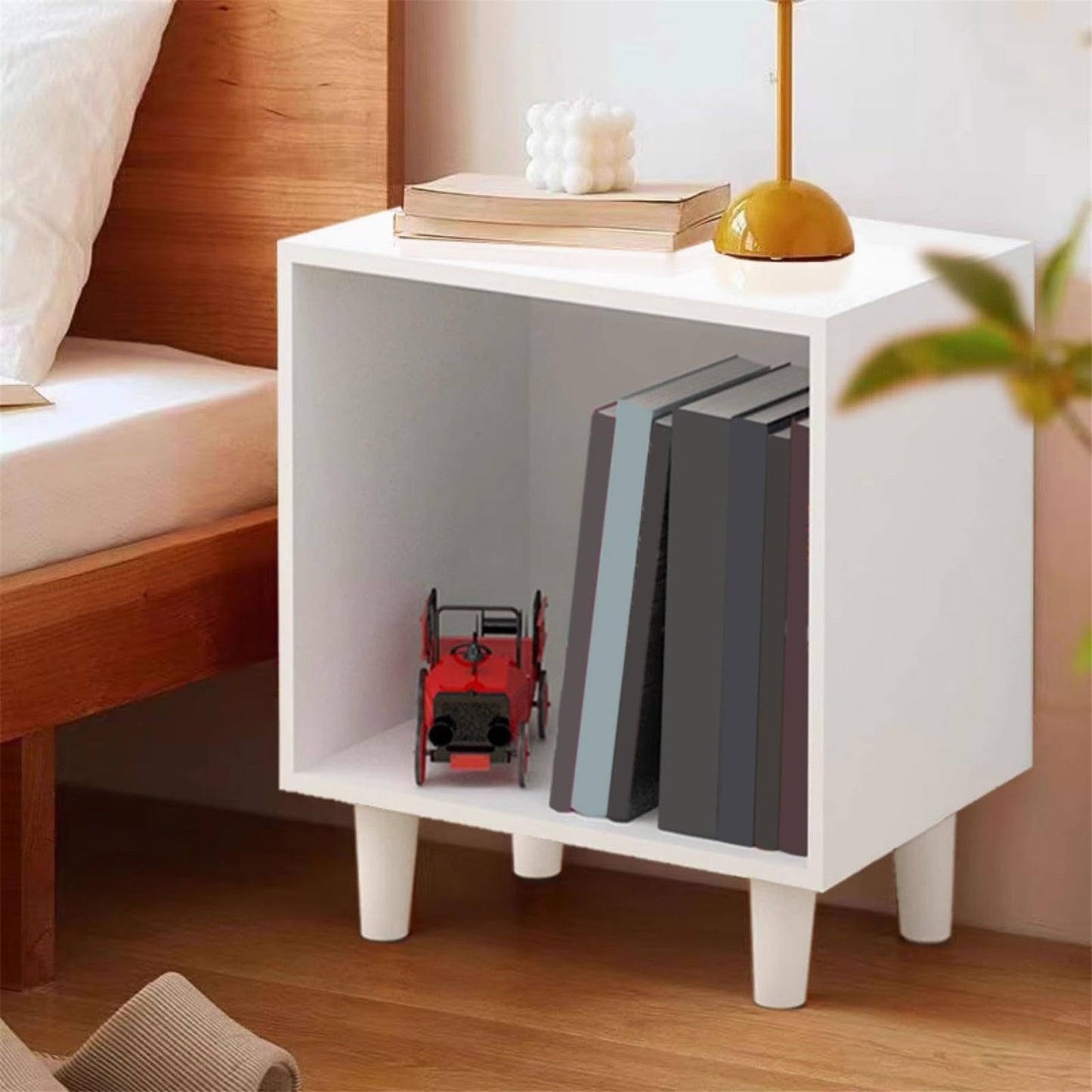 uP9sF2mD DVD Shelf Organizer Open Floor Vinyl Record Cabinet Large Capacity Wooden Storage Display Rack CD Storage Rack