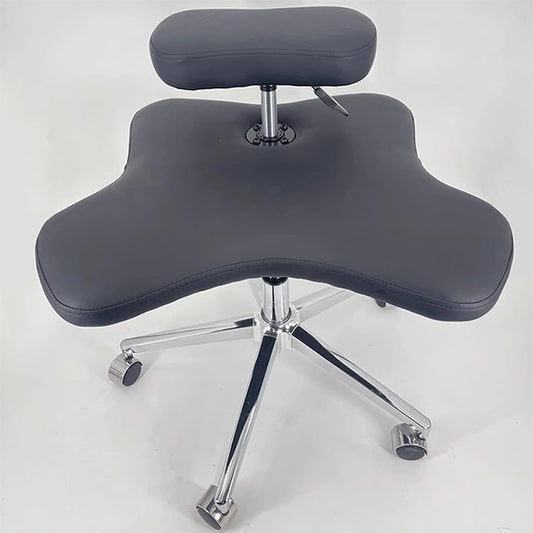 Meditation Chair,Cross Legged Chair, Meditation Chair Height Adjustable, Home Office Desk Chair, for Armless Kneeling Posture Ergonomic Chair Desk Stool(Black)