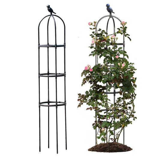 Garden Trellis,2 Pack Tomato Cage for Climbing Plants Outdoor, Plants Trellis Support for Climbing Vines, Plant Support for Vegetables, Plant Flower Trellises for Clematis Jasmine Outdoor Indoor