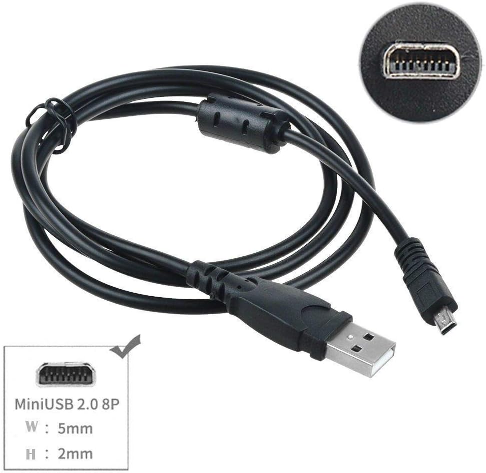3.3ft DSLR-A900 A900 USB PC Data Sync Cable Cord for Sony Camera Alpha K DSLR