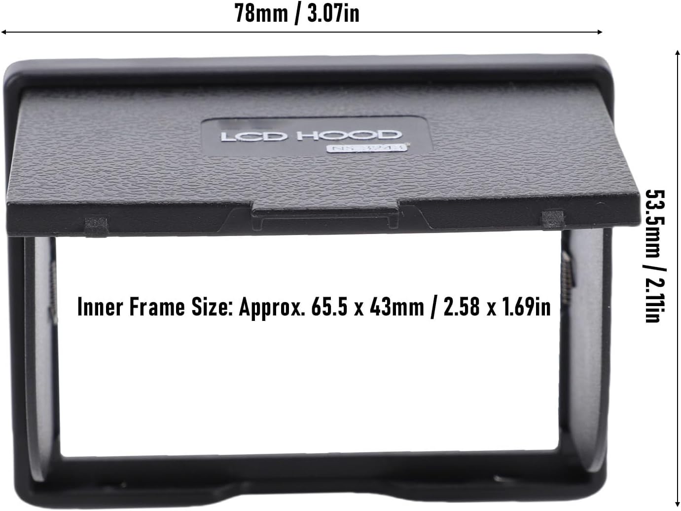 3.2in 5DIV 5DIII 1DX XT1 XT2 GFX50S Camera LCD Sun Shade, Screen Magnet Hood Viewfinder for Series XA Series Cameras