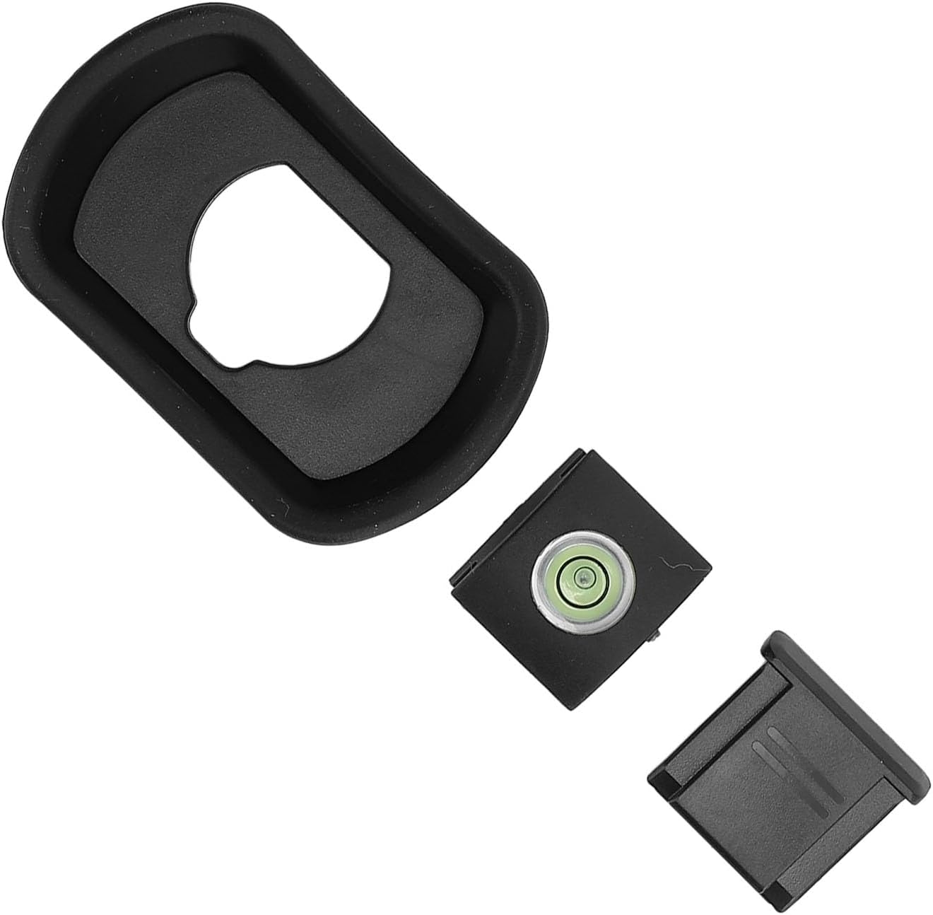 3 Set GFX100II 100 XH1 XH2S Camera Viewfinder Eye Cup, Pcs Hot Shoe Cover and Bubble Level with Comfortable Material