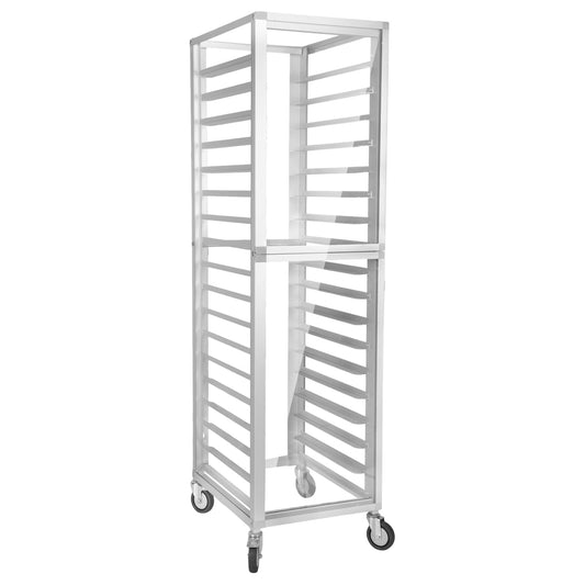CervidomePro 18 Tiers Commercial Bakery Cooling Rack with Wheels Storage Cooling Sheet Pan Rack 18.5x24.6x70in NSF Listed For Kitchen Home Bread Baking Equipment
