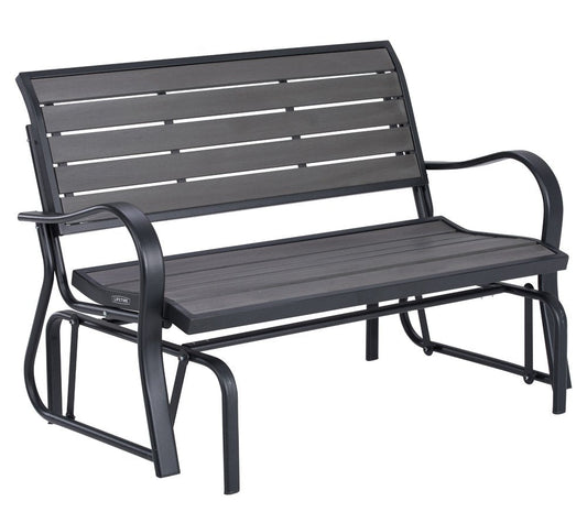 LIFETIME 60276 Glider Bench, Harbor Gray