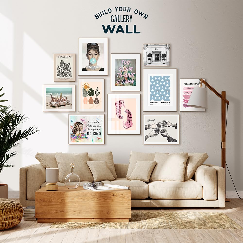 Positive Quotes Wall Decor for Office - Trendy Retro Wall Art - Womens Office Decor - Haves - Inspiring Art - Happy Home Decoration Motivational poster
