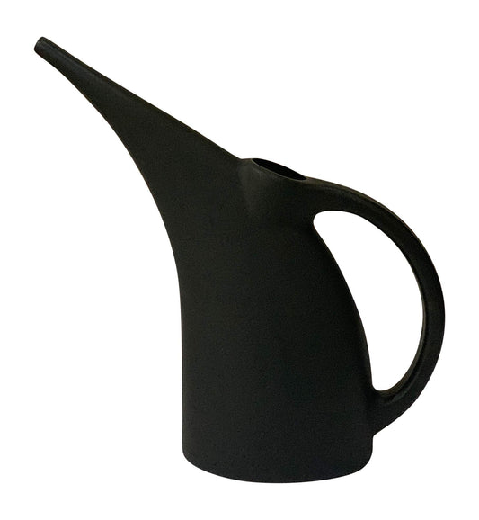 KP Kool Products Watering Can 1/2 Gallon - Small Watering Can for Indoor Plants - Outdoor Watering Can - Black Plant Waterer - Plastic Watering Can for Garden - 1 Pack