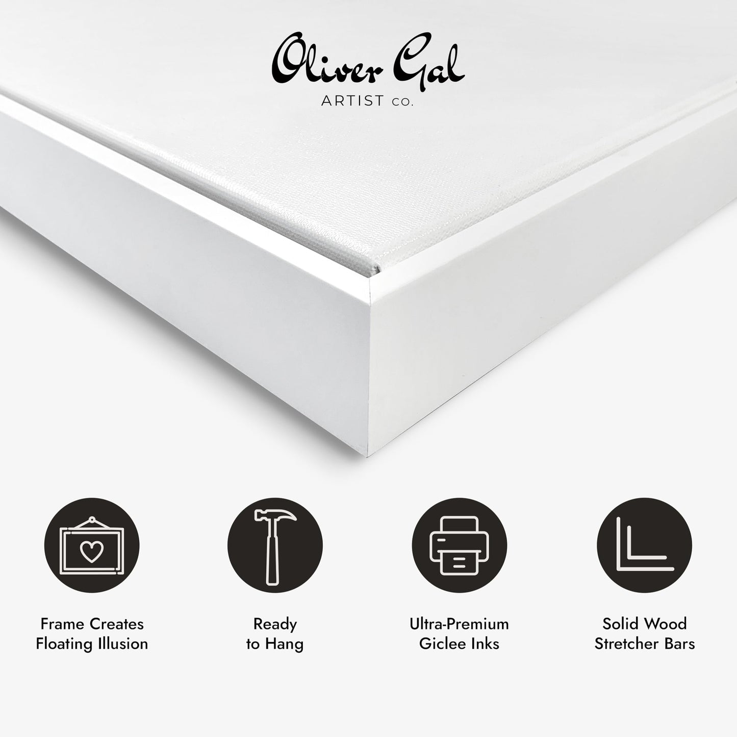 The Oliver Gal Artist Co. Typography and Quotes Framed Wall Art Canvas Prints