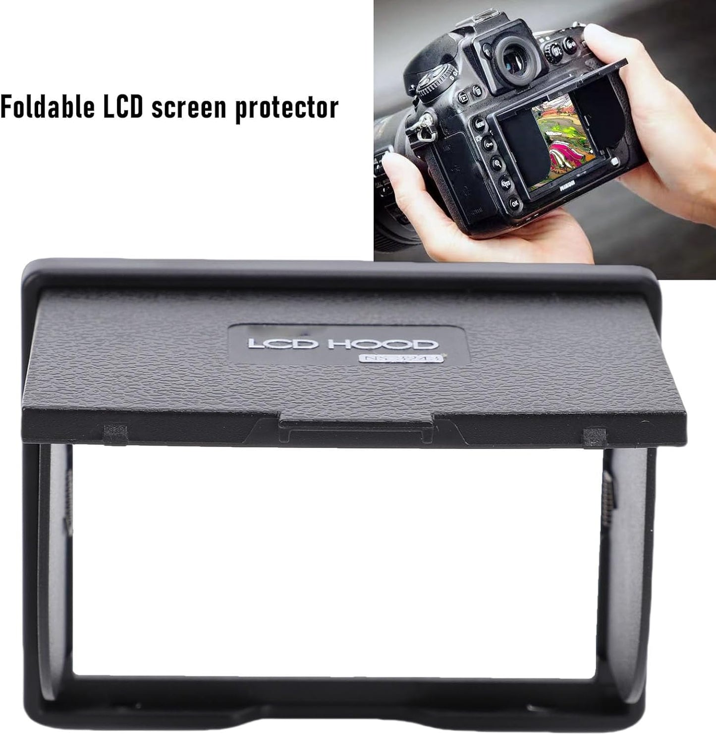 3.2in 5DIV 5DIII, Dpofirs Camera LCD Sun Shade Hood Viewfinder, Magnet Sunshade for, Outdoor Photography