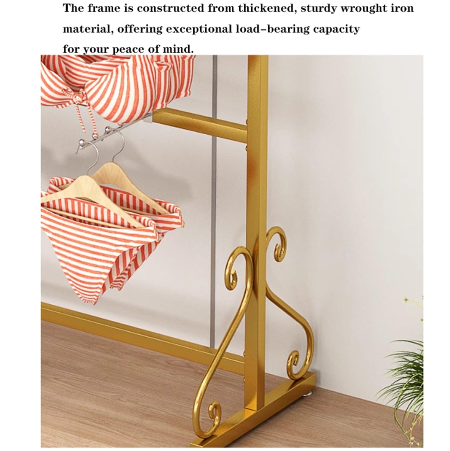 Clothing Store Boutiques Retail Lingerie Garment Rack, Metals, Underwear Display Stand, Commercial Shelves Clothes Rod, for Lingerie Socks Bra Panties Scarves(White,150 * 40 * 155cm)