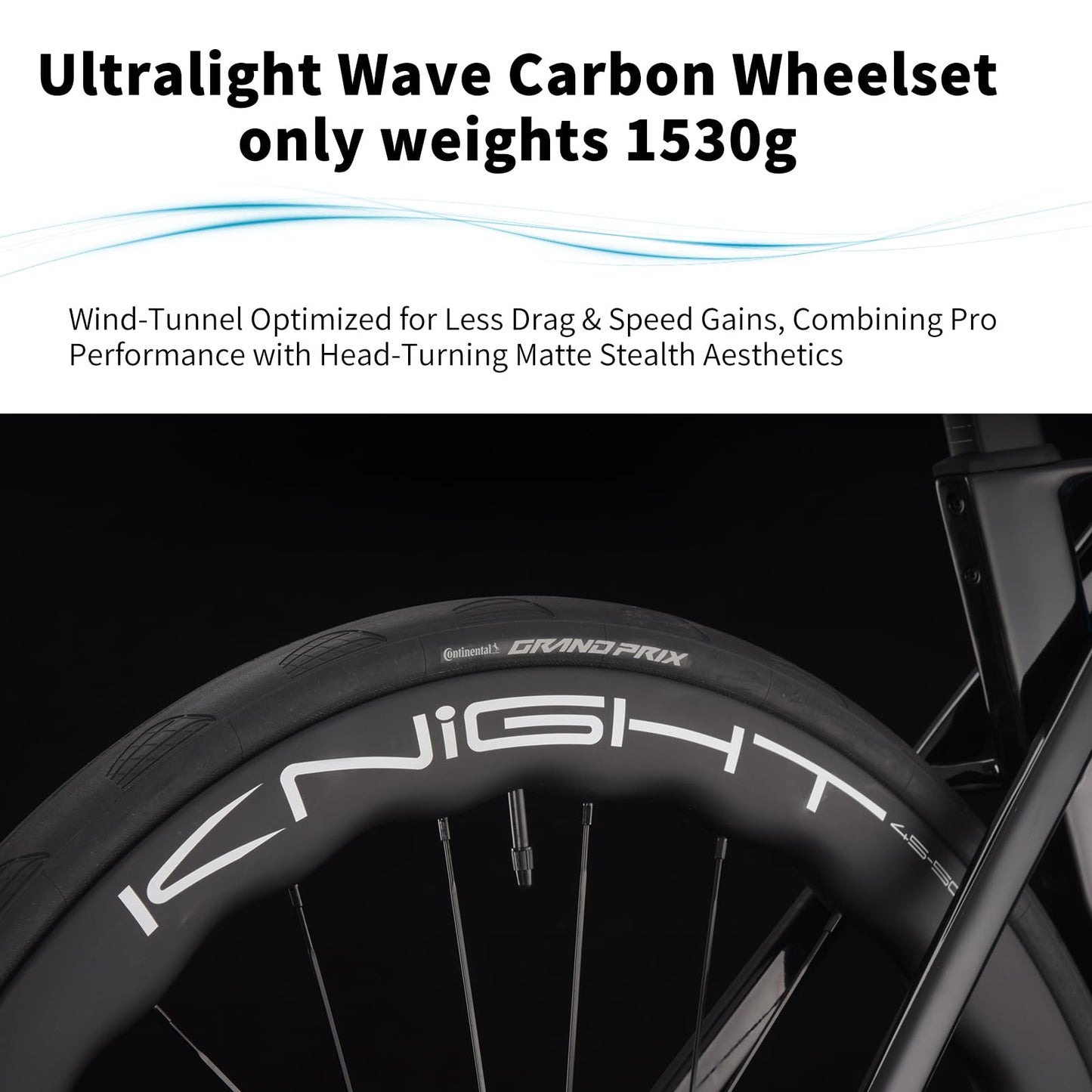 SAVADECK SLR8-Ultegra Full Carbon Road Bike with Shimano 105 R8170 24S Set for Adults, (Wave Pattern(W45), Blue, 45cm)