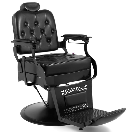 Artist hand Vintage Barber Chair Heavy Duty Hydraulic Recline Salon Chair Classic Barber Chairs for Hair Stylist Tattoo Chair Barber Salon Equipment