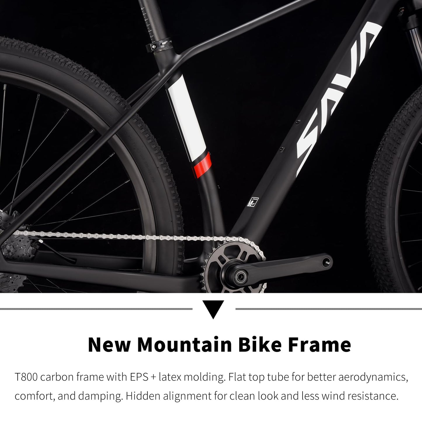 SAVADECK Carbon Fiber MTB with U6000 10 Speed Shift Groupset, Hydraulic Disc Brake with MT200 Break System (Rock Grey, 29 * 15.5)