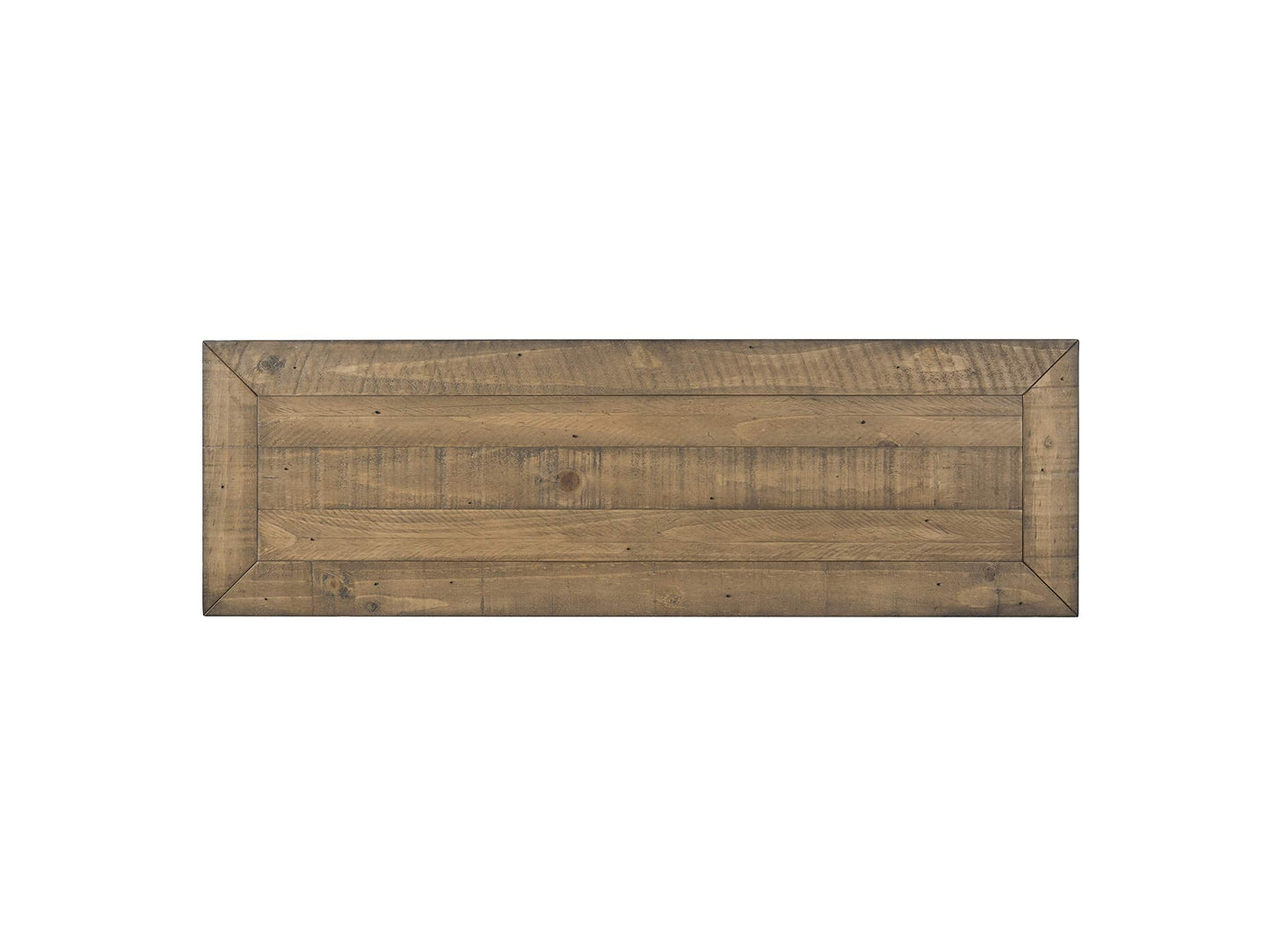 Martin Svensson Home Monterey Solid Wood Sofa Console Table - Reclaimed Natural Finish - Modern Farmhouse - Entryway Table with Two Spacious Drawers