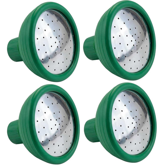 Shgxjjnb 4 Pack Watering Can Head, Watering Can Replacement Head, Universal Garden Watering Can Rose Head Water Sprinkler for Most Garden Watering Cans
