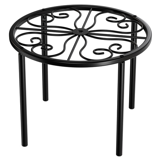 Chinpakden Plant Stand Flower Stand - Metal Plant Holder for Garden Home, Anti-rust Plant Rack for Multiple Plant Indoor or Outdoor.