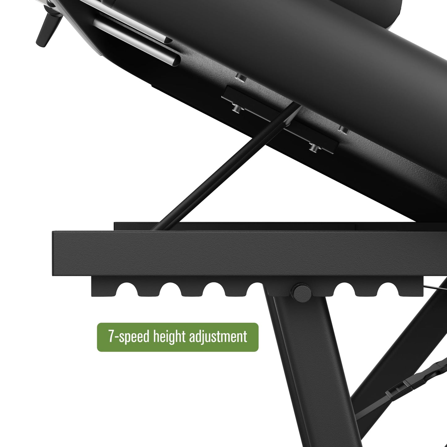 pouseayar Adjustable Massage Table with Face Pillow & Headrest, Sturdy and Solid, Silent and Easy to Adjust - Adjustable Backrest, Electric Leg Lifting, Black