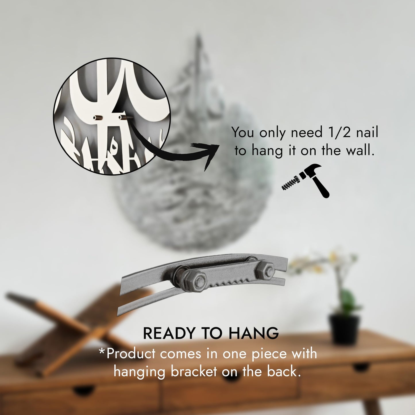 iwa concept Ayatul Kursi Metal Islamic Wall Art, Throne Verse Arabic Calligraphy Decor, Quran Verse Housewarming Gift for Muslims During Ramadan (Silver, 2XLarge 45.6x35.4 inches)