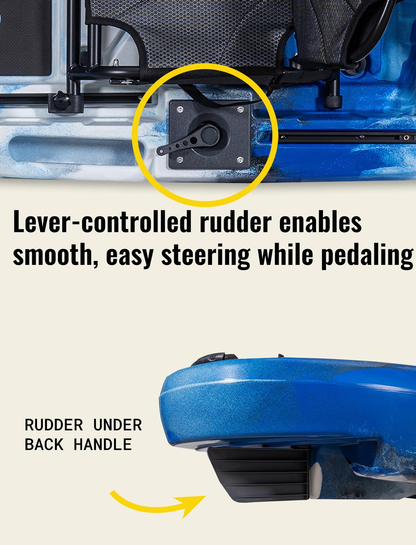 RC 10' Single Pedal Kayak - Propeller Drive (Teal)
