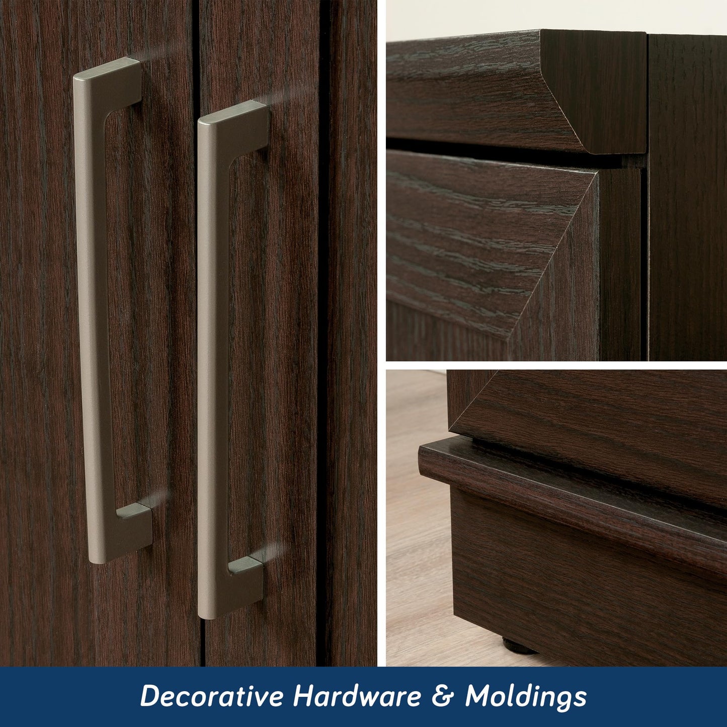 Sauder HomePlus Storage Cabinet/ Pantry cabinets, Dakota Oak finish