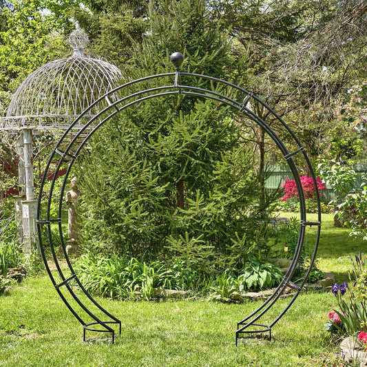 Large Elegant Round Garden Arch Moon Gate